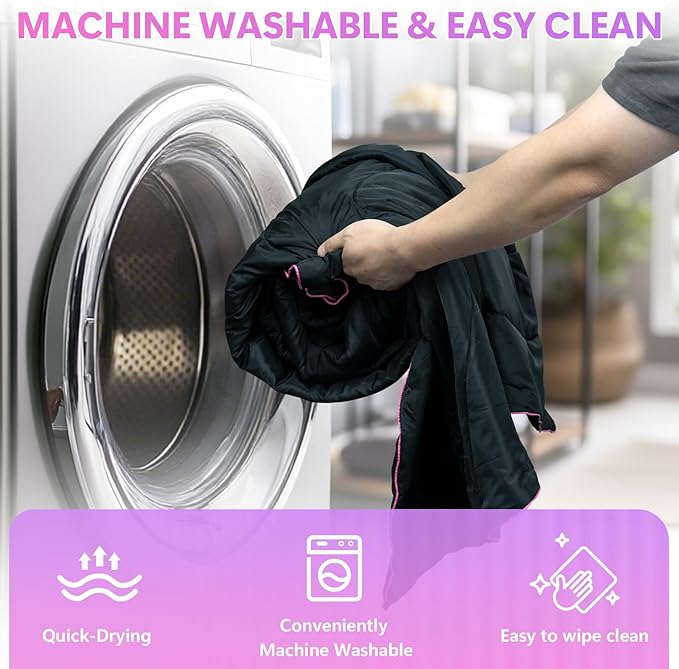 Camping Outdoor Blanket, Lightweight Packable Down Alternative Puffy Camping Picnic Blankets Warm Waterproof Hammock Top Quilt for Sleeping Travel Stadium Hiking Indoor Cold Weather 55"x78.8"