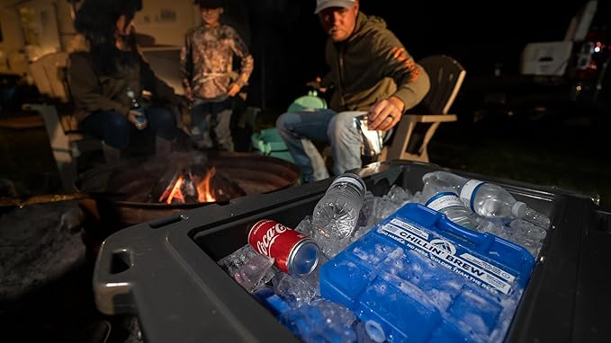 Arctic Ice Chillin' Brew Series Long Lasting Reusable Ice Pack - Freezes at 28° Fahrenheit - Designed to Keep Beverages Colder Than Ice