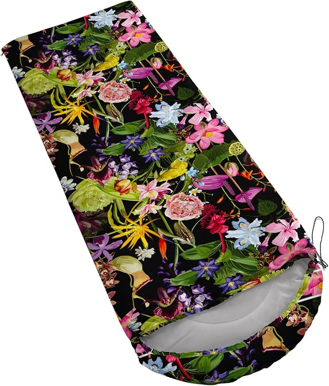 AILONEN Outer Space Astronaut Camping Sleeping Bags,Lightweight & Waterproof,3 Season Warm & Cool Weather,Cartoon Sleeping Bags for Kids,Boys Girls Travelling,Outdoors