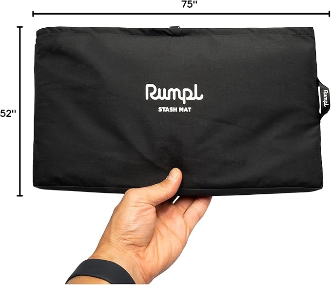 Rumpl Everywhere Mat, Waterproof Picnic Blanket and Ground Mat for Camping, Hiking, and Picnicking, 52x75 Inches, Ocean Fade