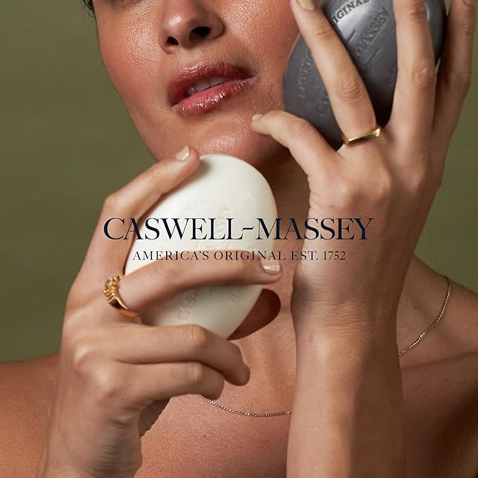 Caswell-Massey Orchid Natural Bar Soap for Women, Moisturizing Body Soap Bar for All Skin Types, Made with Essential Oils & Plant-Based Formula for Soft Skin, 3.5 oz