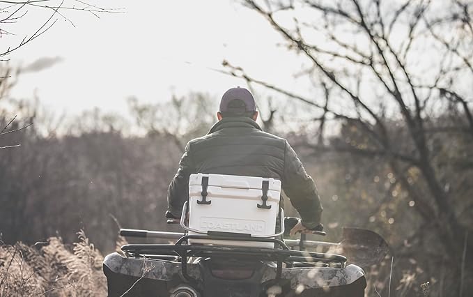 Coastland Bay Series Cooler Premium Everyday Use Insulated Rotomolded Cooler, Small Ice Chest for Tight Spaces, Soccer Games, & Tailgates