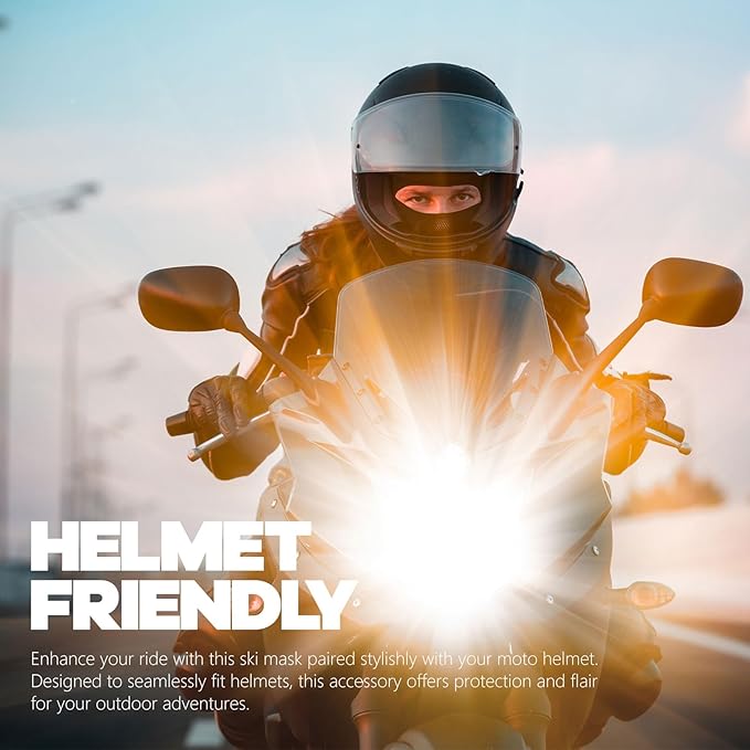 Fuinloth Balaclava Ski Mask, Motorcycle UV Protector Scarf, Summer Cooling Neck Gaiter for Men/Women