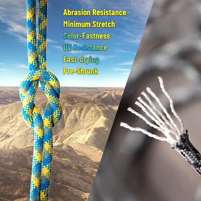 HERCULES Type III Paracord 550 Paracord Rope Parachute Cord, 100' Purple for Camping Cord, Survival Rope