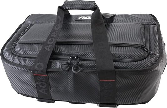 AO Coolers Stow N' Go Cooler, Low-Profile, Leakproof with High-Density Insulation, Holds Ice for 24 Hours, Carbon Black, 38 Pack