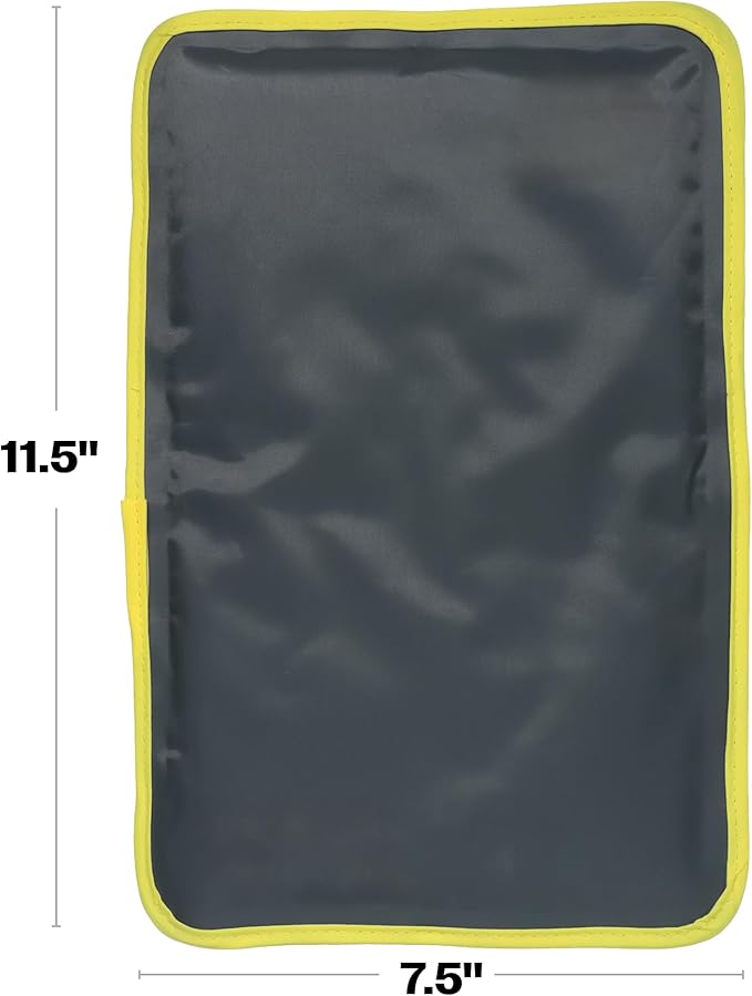 Hot & Cold Reusable Gel Packs (Medium, 1 Pack) Flexible Soft Compress - Ice & Heat Therapy for Injuries, Back, Shoulder, Hip, Knee, Joint Pain, Swelling, Bruises, Post Surgery - Sport Temp