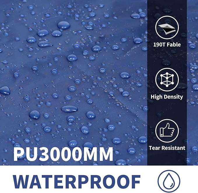 Frelaxy Tent Footprint, Waterproof Camping Tarp, Durable Tent Floor to Elevate Your Camping, Hiking, Backpacking, Hammock, Beach Experience