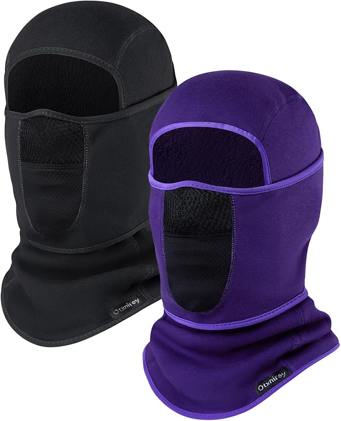 Balaclava Ski Mask (with Breathable Holes) Windproof Winter Fleece Neck Face Warmer for Men&Women