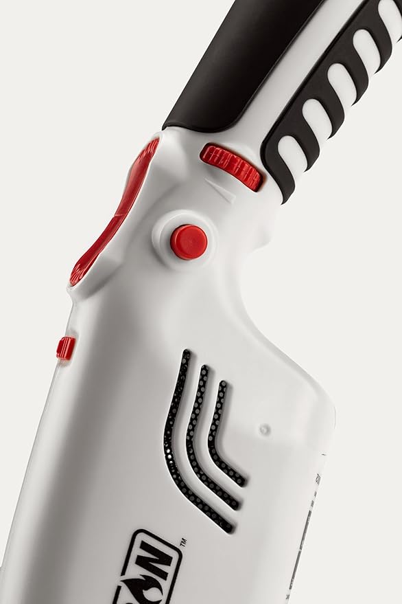 Bison Airlighter 420 | White | Cordless Fire Starter | Camping Essential | Torch Lighter | Perfect for Fire Pits, Camping, Charcoal Grills, Fireplaces | Refillable Butane with Built-in Blower