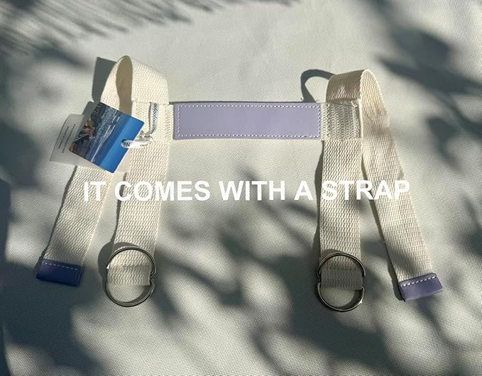 4’9” x 6’3” White Lightweight Water-Resistant Canvas Mat – Picnic, Outdoor, Beach, Park, Camping, Toy Mat