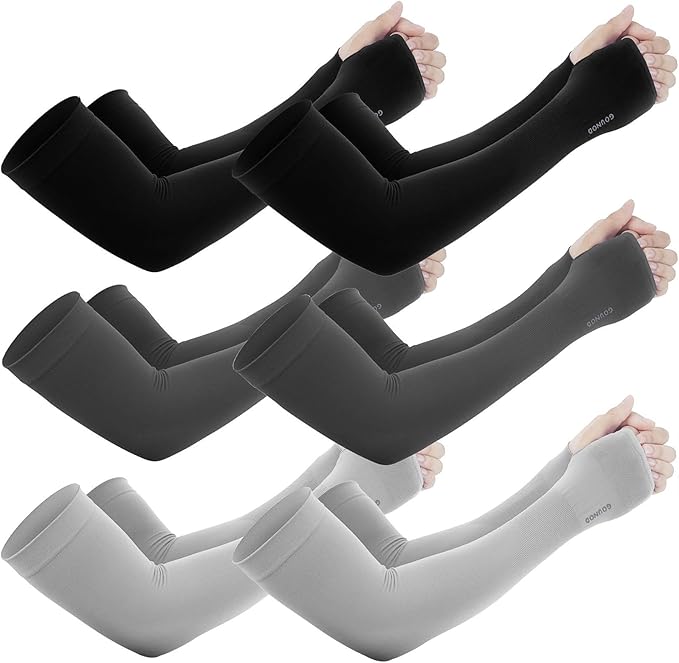GOUNOD Gardening Sleeves to Cover Arms for Women with Thumb Holes-Sun Protection SPF Cooling Driving UV Blocking