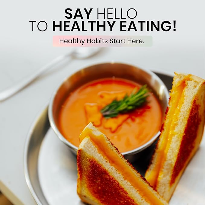 Children's 304 18/8 Stainless Steel Dinnerware Set | 1 Plate (21 cm) and 1 Bowl (10 ounces) | Matte Finish | 100% BPA Free | Non-Toxic | Dishwasher Safe