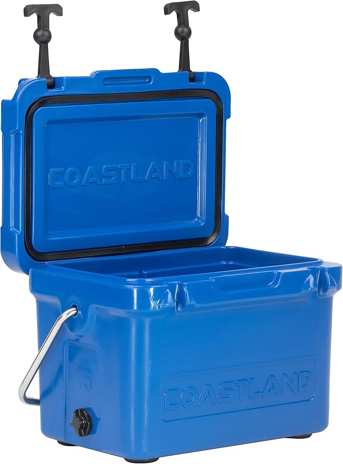 Coastland Bay Series Cooler Premium Everyday Use Insulated Rotomolded Cooler, Small Ice Chest for Tight Spaces, Soccer Games, & Tailgates
