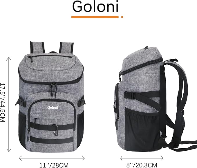 Cooler Backpack Insulated Leak Proof,Small Soft Coolers Bag for Men and Women Camping,Travel,Beach,Hiking,Picnic