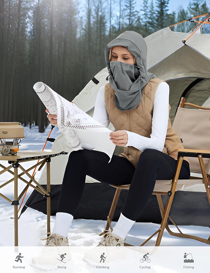 baleaf Balaclava Ski Mask Winter Water Resistant Face Mask for Women Men Cold Weather Gear Skiing Snowboarding Neck Gaiter