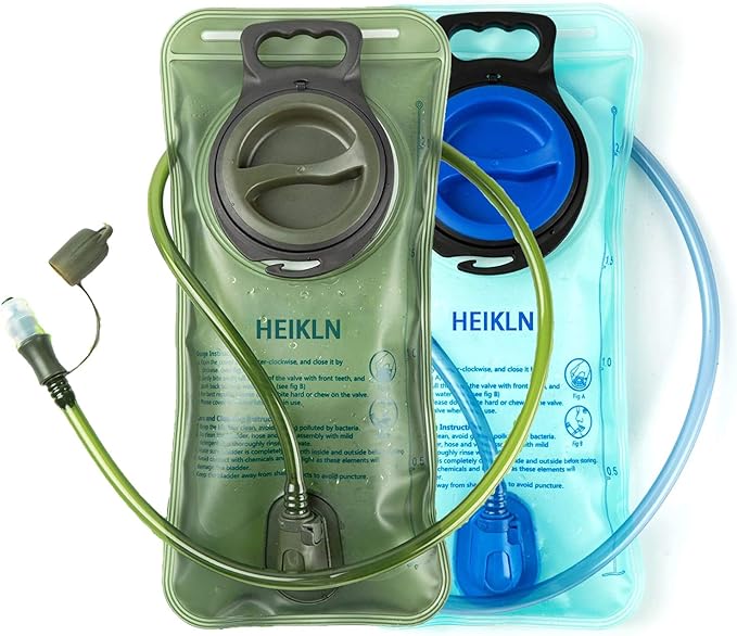 Hydration Bladder 1.5L-2L-3L,Leak Proof Water Reservoir, BPA Free Military Water Storage Bladder Bag Hydration Pack Replacement Easy Clean for Bicycling Hiking Camping Hunting Running