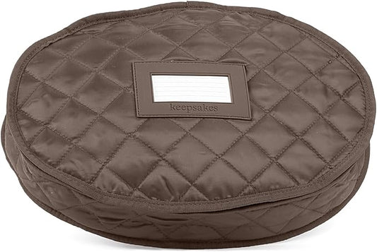 Covermates Keepsakes - Serveware Storage - Padded Protection - ID Window - Stain Resistant - Machine Washable - China Storage, Bronze