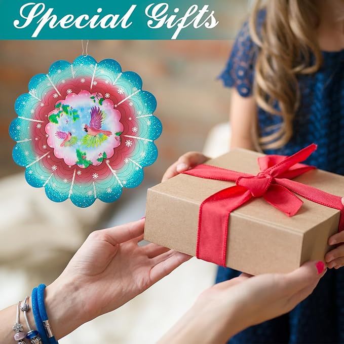 Cardinala Metal Wind Spinners - Cardinala Gifts for Women Mom Grandma Wife, Hanging Animations Wind Spinner for Outdoor & Indoor Decorations, 12 inch for Ornament Gifts