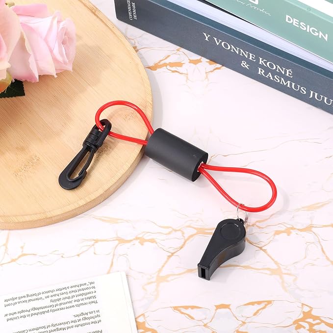 Boat Whistle with Lanyard, Loud Blast Survival Safety Whistle Emergency Accessory for Kayaking Camping Hiking Lifeguard Rescue Gear