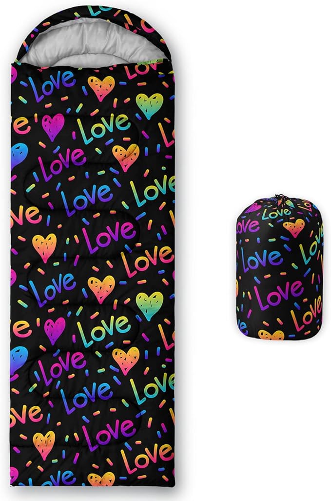 BSNTHO Camping Sleeping Bags,3 Season Warm & Cool Weather,Lightweight,Waterproof Sleeping Bags for Adults & Kids,Traveling,and Outdoors,Camping Gear Equipment