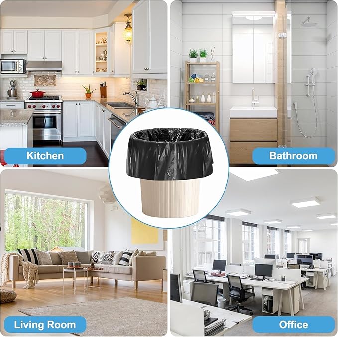 25 Portable Camping Toilet Bags, Biodegradable Compostable Thickened for 5 Gallon Bucket Toilet