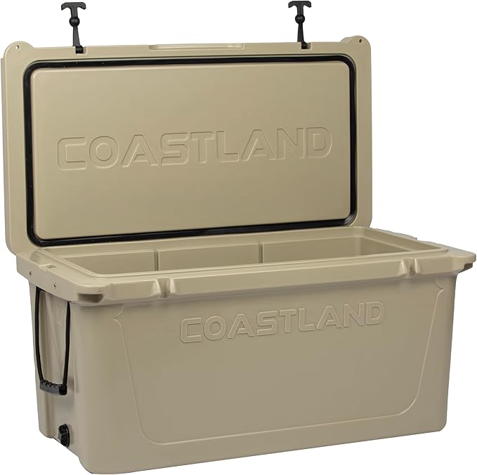 Coastland Delta Series Rotomolded Coolers, Premium Everyday Use Insulated Cooler, Ideal Portable Ice Chest Available in Multiple Capacities & Colors