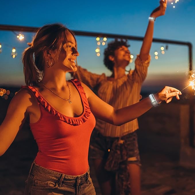 8 Pack LED Bracelets Light Up Wristbands,Glow Flashing Wristbands Glow in The Dark Party Supplies for Party, Festivals, Sports, Camping,Night Events (White)