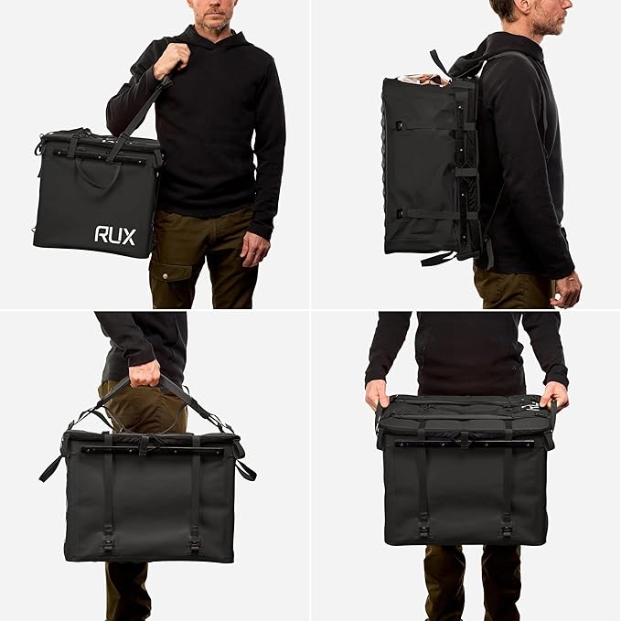 70L Collapsible Gear Box (Black) - Modular Adventure Storage Solution for Camping Storage, Overlanding, Off-Road and Van Life - Weatherproof, Durable and Multifunctional