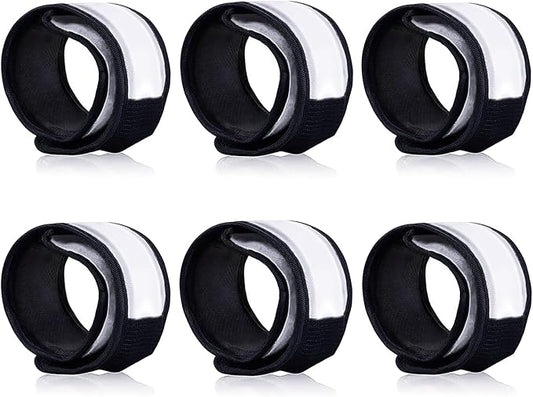 6 PCS LED Reflective Gear, LED Wristbands, LED Light Up Wristbands for Walking, Running, Jogging, Concerts, Sports, Camping, Sporting Events, Party, Rave Accessories