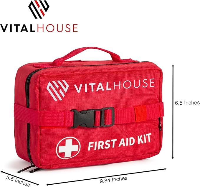 346 Piece First Aid Kit Survival - Professional Waterproof Trauma Medical Kit for Emergency, Ideal for Home, Office, Car, Travel, Outdoor, Camping, Hiking - Portable Emergency Supplies Bag