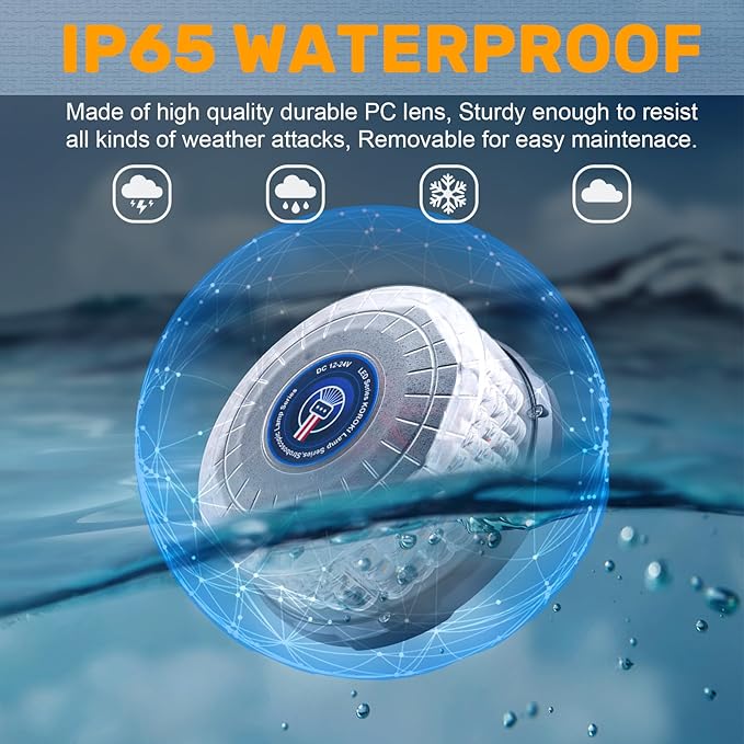 1PCS Amber Beacon Light, 96 LED Magnetic Beacon Strobe Flashing Safety Caution Warning Emergency Lights for Vehicles Truck Trailer Forklift Bus Car Snow Plow ATV Tractor Golf Carts Boat