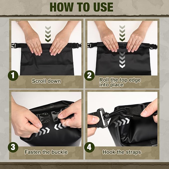 1 Set Bear Food Bag for Camping Ultralight Food Hanging System Includes Waterproof Bear Bag, Nylon Ropes, Hooks for Camping Backpacking