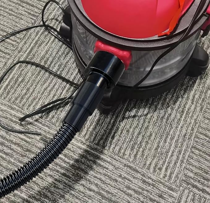 Dust Collection Hose Kit with 5 Fittings and Reducer Connects 2-1/2" and 2-1/4" ID for Woodworking Power Tools Home and Wet/Dry Shop Vacuums