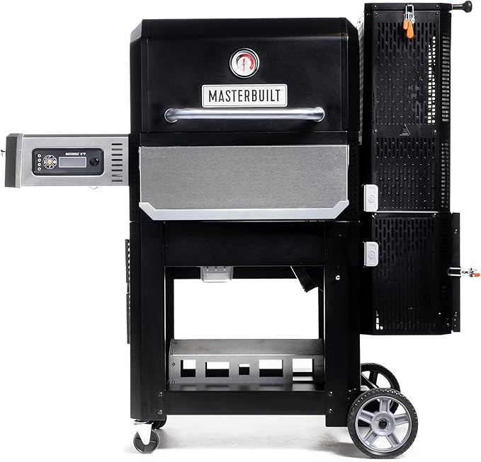 Masterbuilt® Gravity Series® 800 Digital Charcoal Grill, Griddle and Smoker with Digital Control, App Connectivity and 800 Cooking Square Inches in Black, Model MB20040221