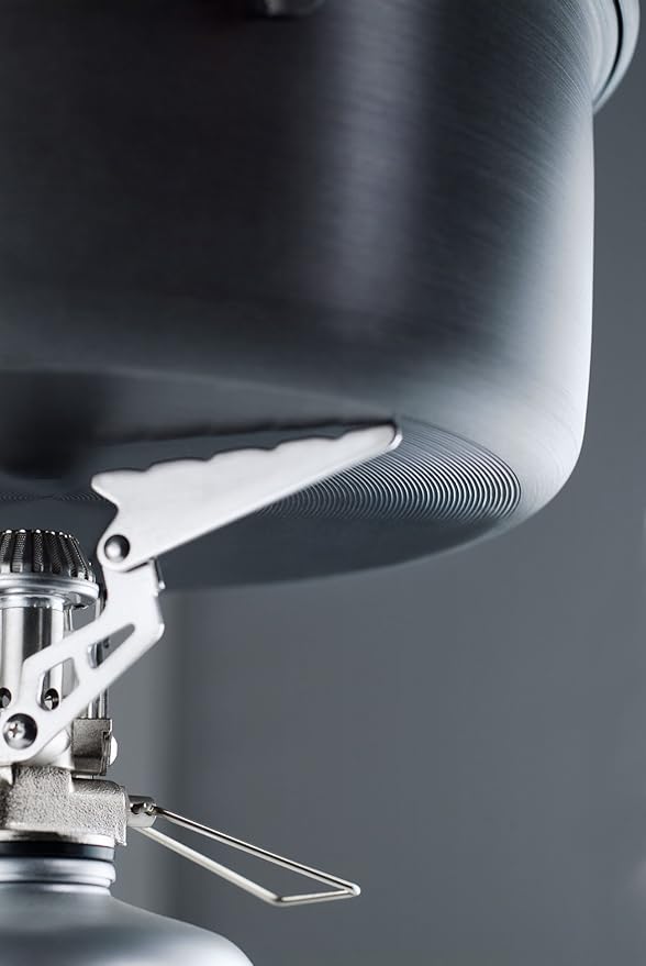 GSI Outdoors Halulite Aluminum Pot, Lightweight Hard Anodized Aluminum Camp & Backpacking Cookware with Lid & Folding Handle