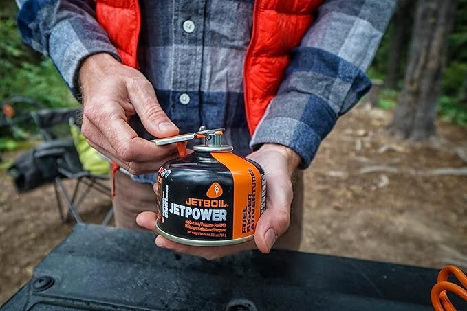 Jetboil Jetpower Fuel for Jetboil Camping and Backpacking Stoves, 100 Grams (2-Pack)