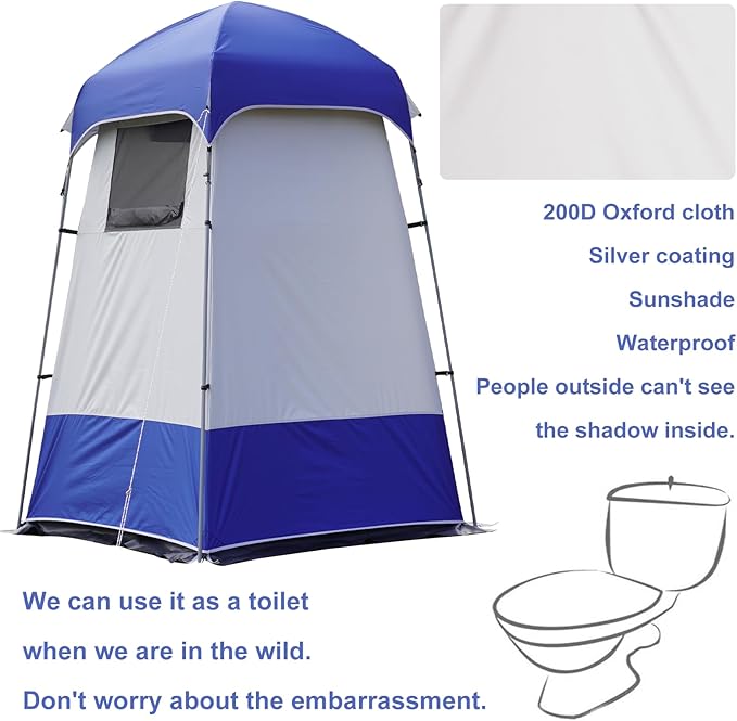 Outdoor Shower Tent Changing Room Privacy Portable Camping Shelters