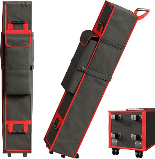 10 x 10 x 52 inch Tent Bag Replacement Part, Designed for 10 x 10 pop-up Tents, Comes with Handles and Rollers for Easy Carrying. Made of 800D Waterproof Oxford Fabric, Durable and Waterproof.