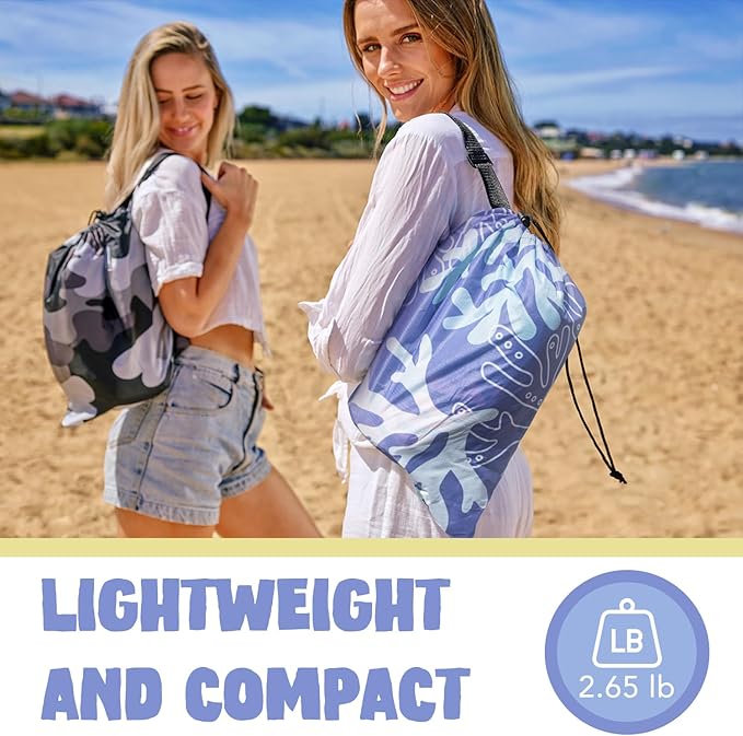 AlphaBeing Inflatable Lounger Beach Chair Accessories, Air Sofa Hammock Inflatable Couch for Camping Backyard Lakeside with Compression Sacks, Ideal Outdoor Gifts for Adults