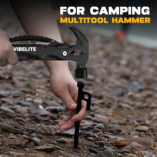 Gifts for Men, 12 in 1 Multitool Hammer for Camping Hunting Hiking, Gifts for Dad, Husband, Him, Birthday Gadgets Idea for Men Him Husband Boyfriend