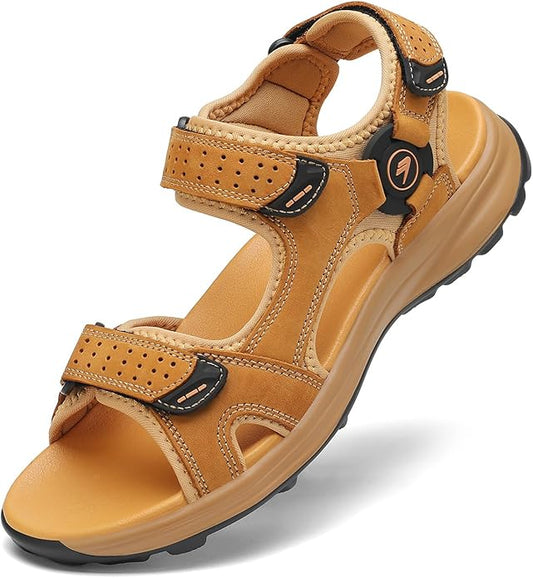 FLARUT Men's Sport Sandals Outdoor Hiking Sandal Open Toe Walking Sandals for Summer Beach Water Shoes