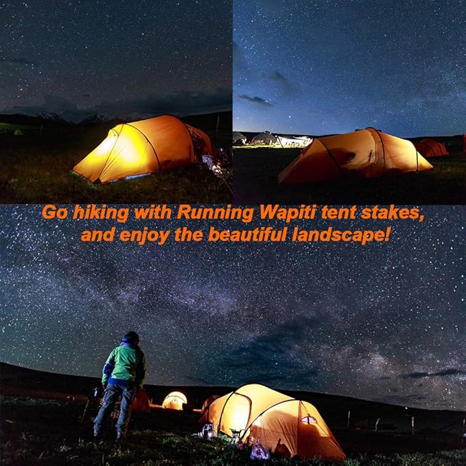 Beach Tent Stakes Canopy Anchors Canopy Stakes Heavy Duty Screw Shape 10 inch - 20 Pack Orange