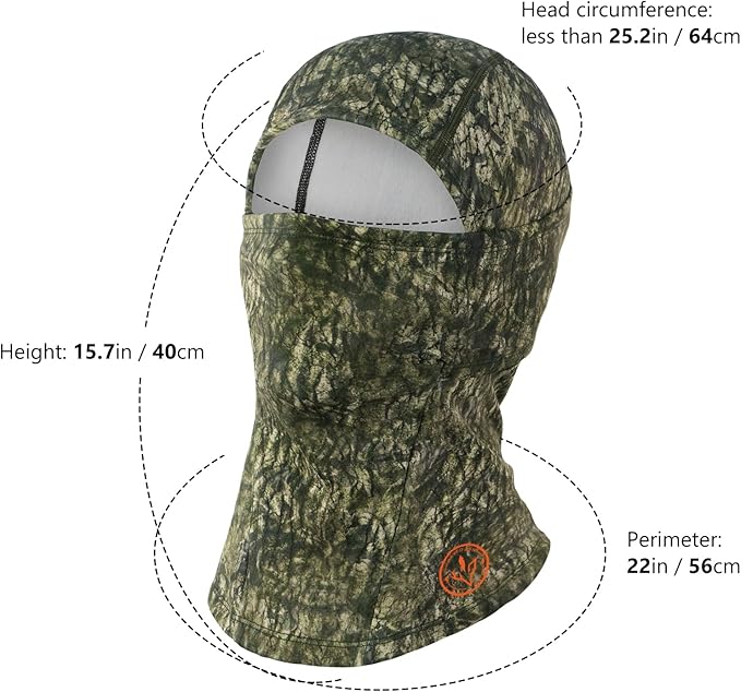 BASSDASH Winter Balaclava Fleece Ski Mask Ninja Hood Neck Warmer Fishing Hunting