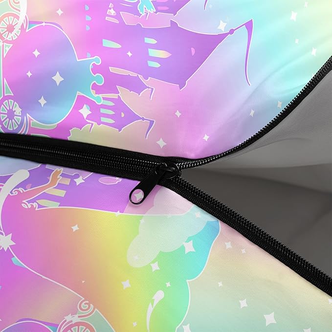 Axolotl Unicorn Sleeping Bag for Kids Boys Girls–Lightweight Warm Cold Weather Sleeping Bags,Waterproof Portable Sleeping Bag with Compression Sack for Camping Backpacking Outdoor Indoor