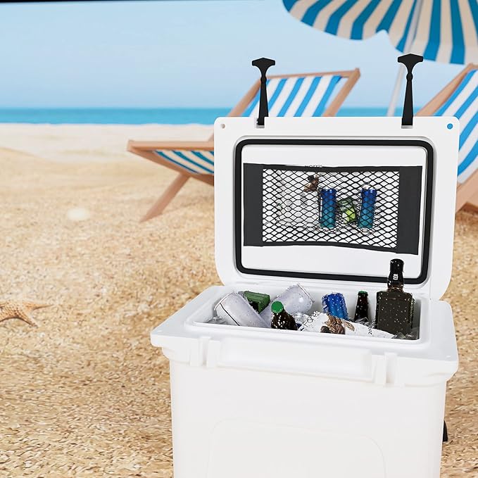 Cooler Storage Net Bag High Capacity Nylon Mesh Storage Net Cooler Organizer for Coolers - 2 Pack