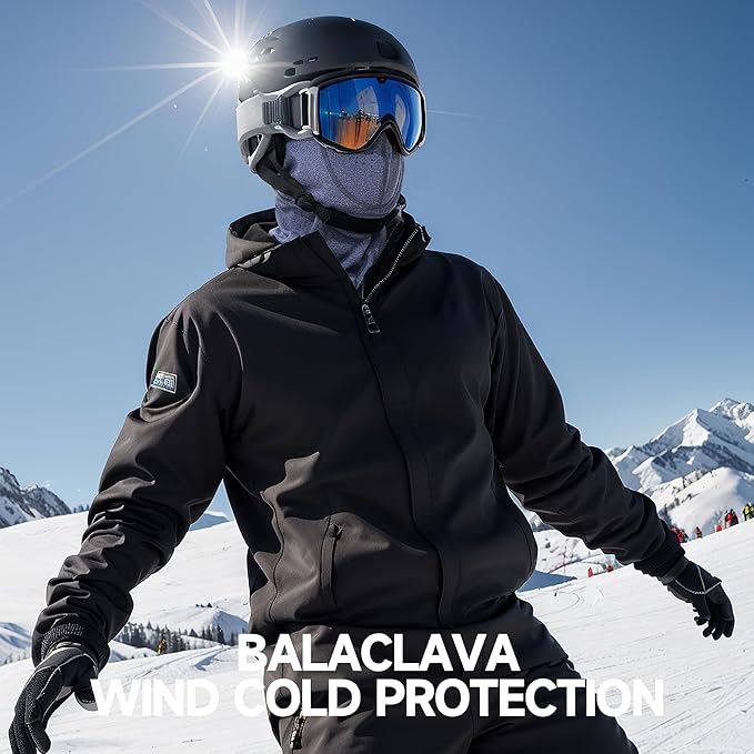 Balaclava Ski Mask Warm Full Face Cover Winter Full Face Mask for Skiing Snowboarding Outdoor Sports