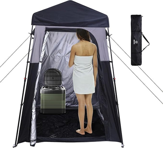 Nice C Camping Shower, Instant Pop Up Changing Privacy Tent, Outdoor Shower Enclosure, Toilet Tent, Oversize (1 Room)