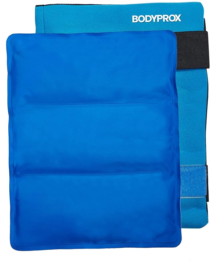 Flexible Large Gel Ice Pack for Shoulders, Arms, Back and Thighs. Hot & Cold Therapy Wrap