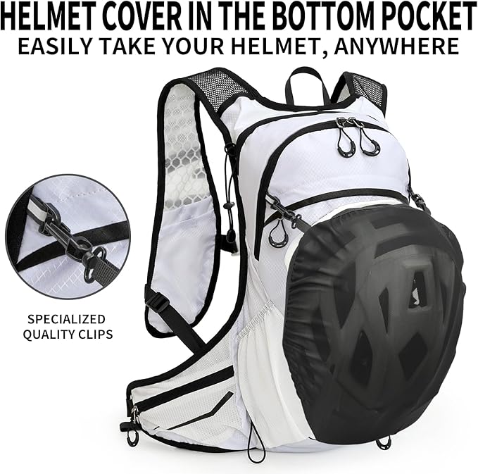 16L Hydration Backpack with Free 2-Liter Water Bladder,The Lightweight Hydration Pack for Cycling, Hiking, Skiing