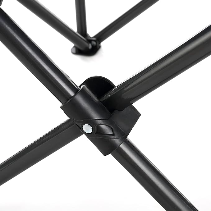 ARROWHEAD OUTDOOR Portable Folding Camping Quad Chair w/ 6-Can Cooler, Cup & Wine Glass Holders, Heavy-Duty Carrying Bag, Padded Armrests, Headrest & Seat, Supports up to 550lbs, USA-Based Support